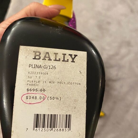 Bally Switzerland genuine leather glitter heels, size 38(7,5) - Picture 11 of 11